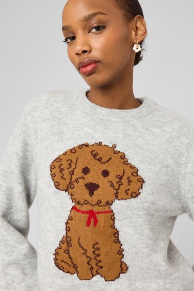 Pull motif chien
