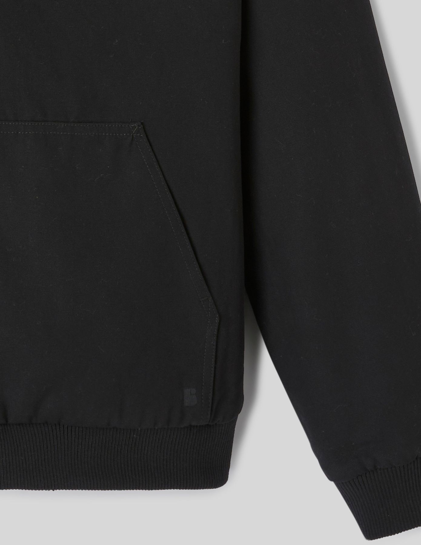 Blouson &agrave; capuche zipp&eacute;