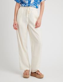 Pantalon fluide taille élastiquée