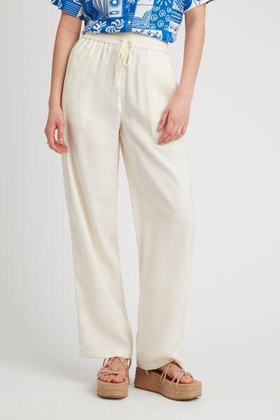 Pantalon fluide taille élastiquée