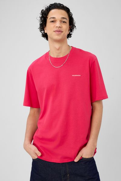 T-shirt broderie poitrine