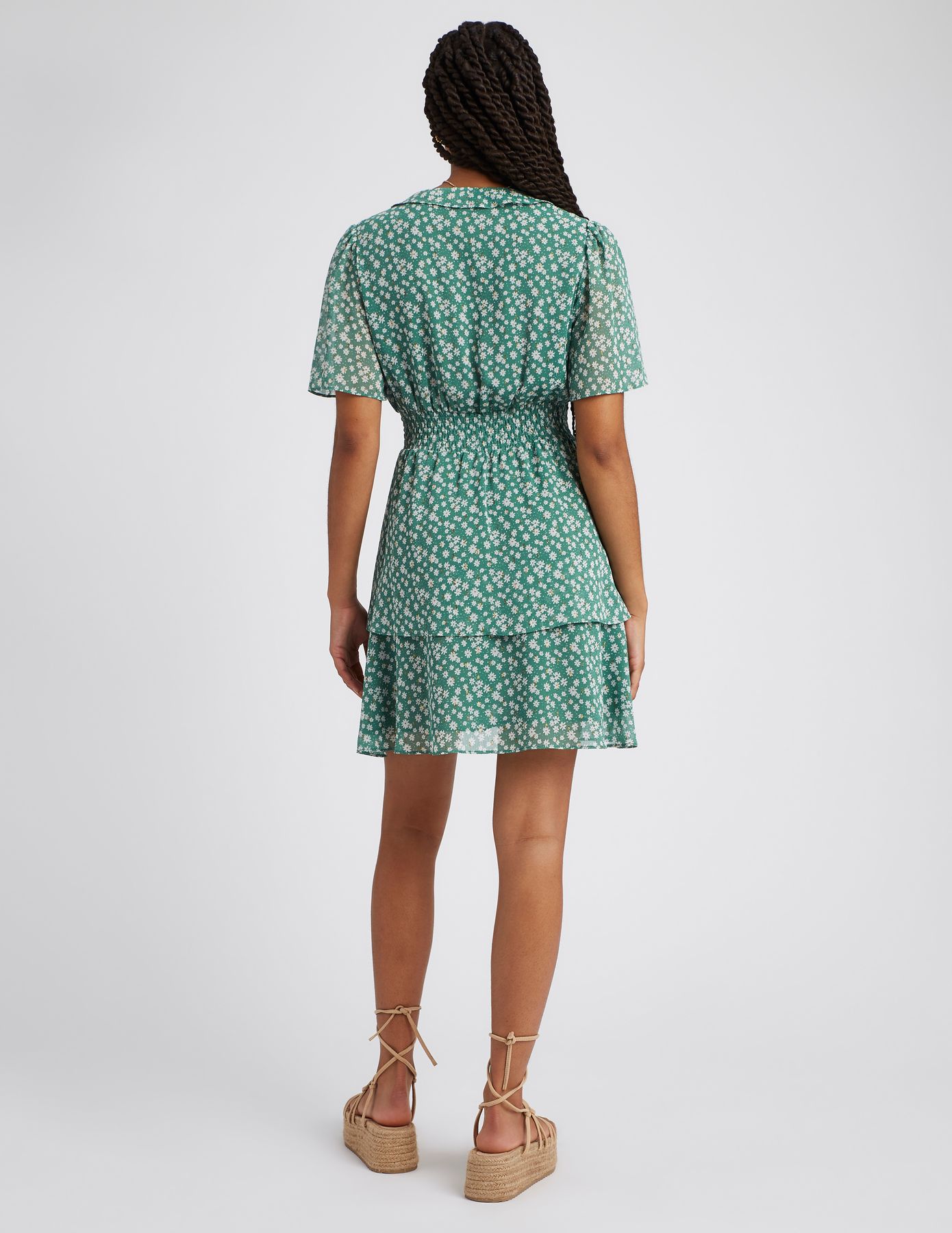 Robe courte imprim&eacute;e