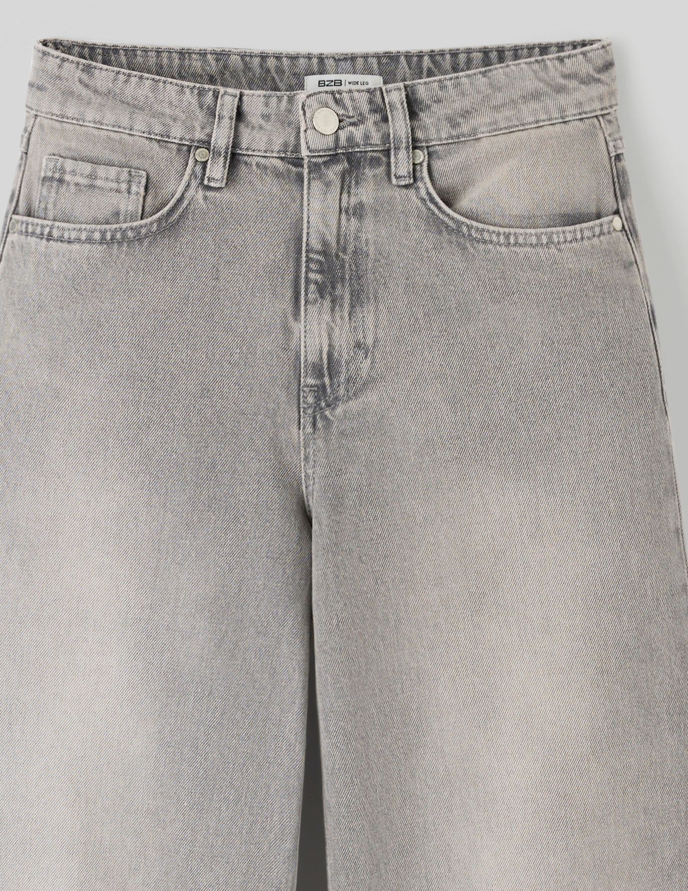 Jean wide leg taille standard