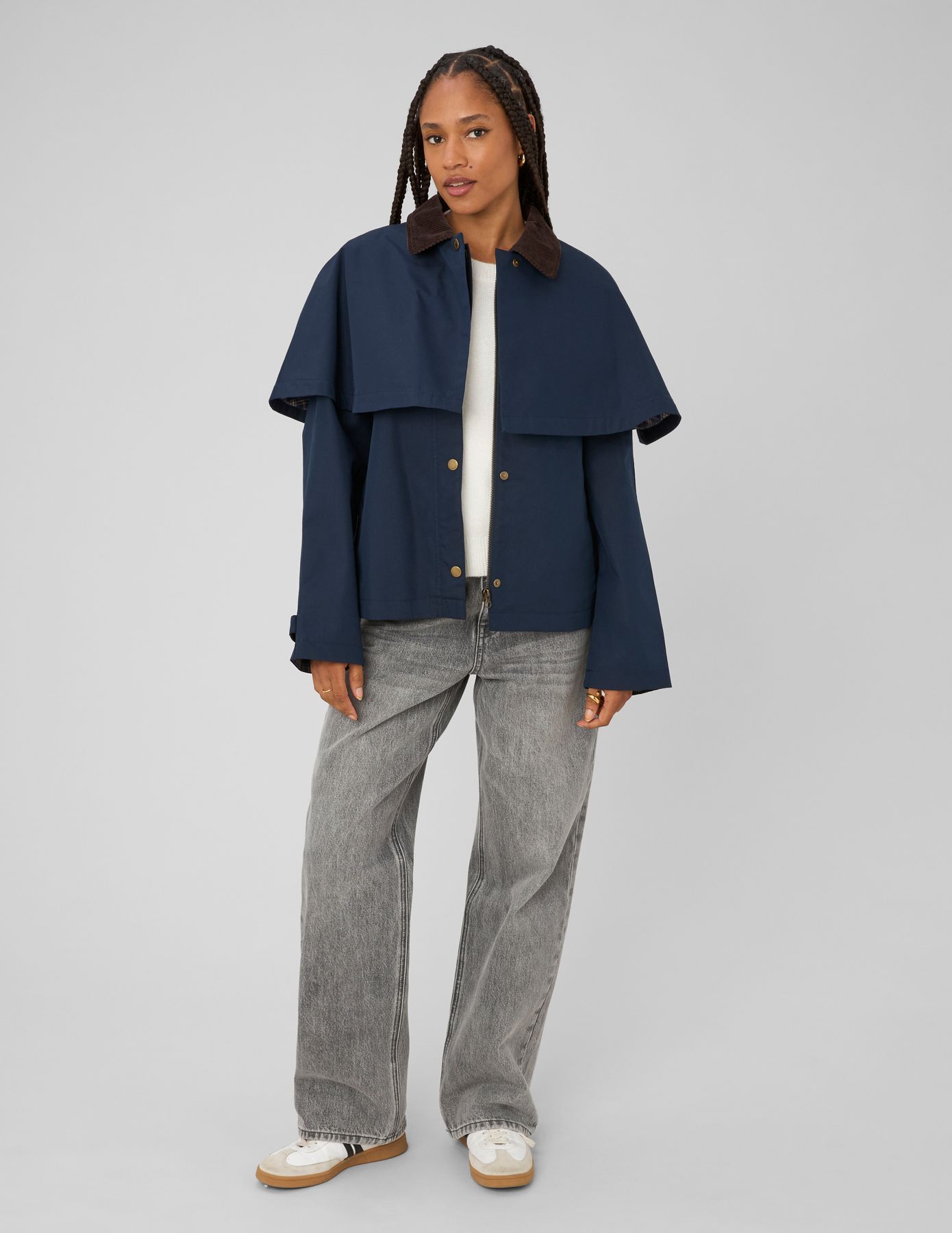 Veste cape amovible