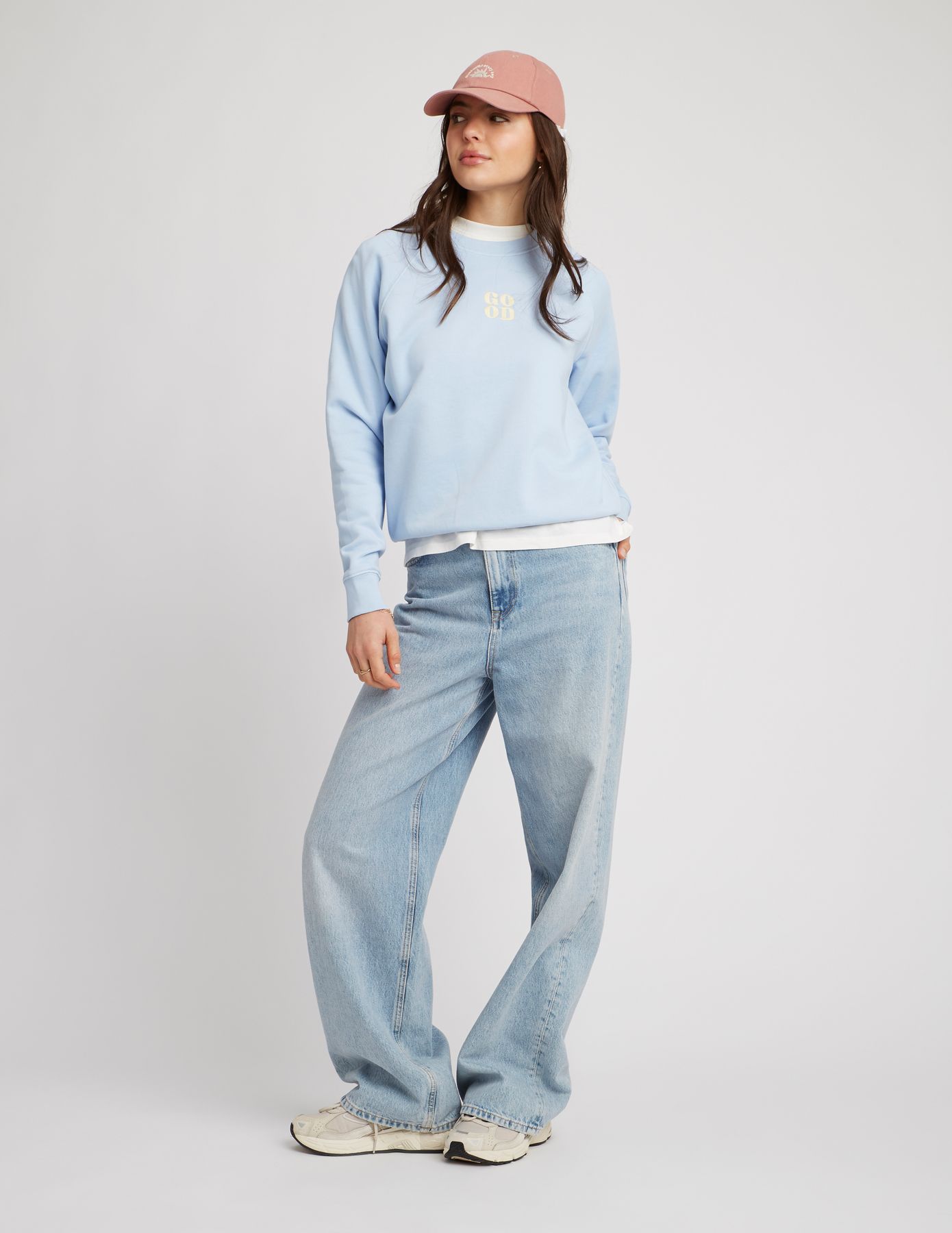 Sweat raglan brodé