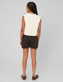 Jupe short ray&eacute;e