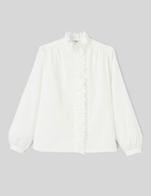 Blouse velours c&ocirc;tel&eacute;