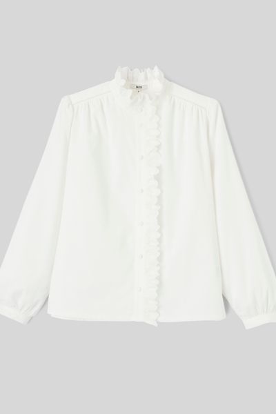 Blouse velours c&ocirc;tel&eacute;