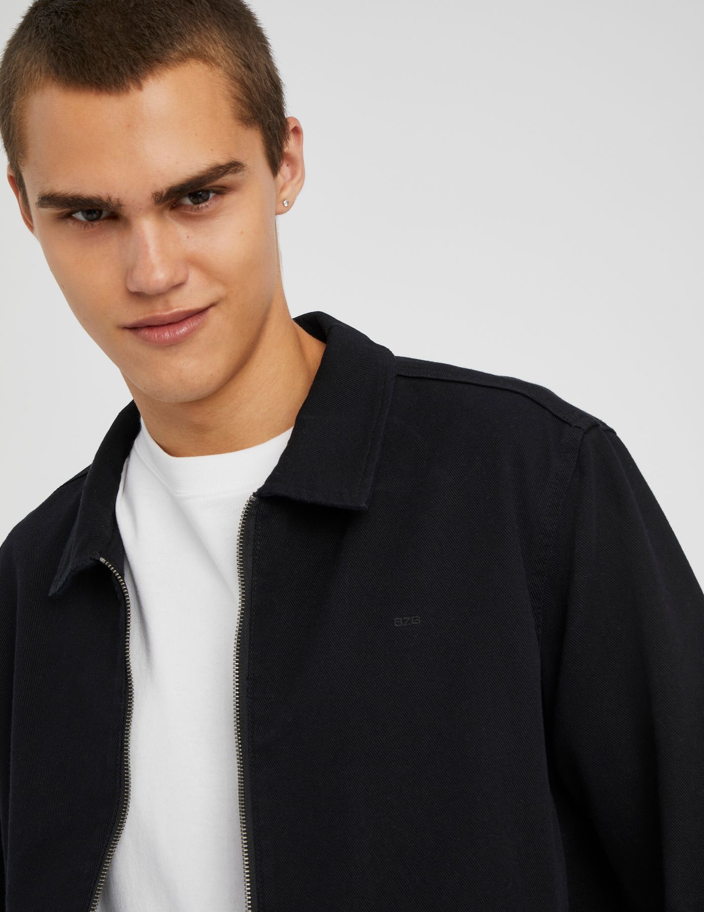 Veste zippée uni