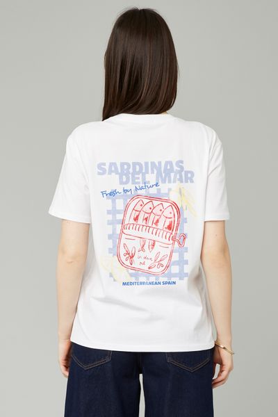 T-shirt imprim&eacute; devant/dos