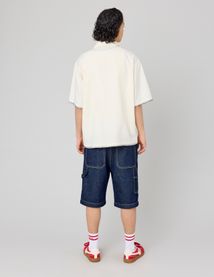 Chemise manches courtes brodée