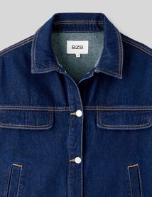 Veste en jean brut