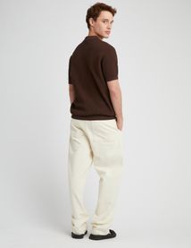 Polo maille ajourée