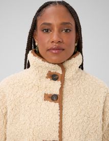 Veste en sherpa r&eacute;versible