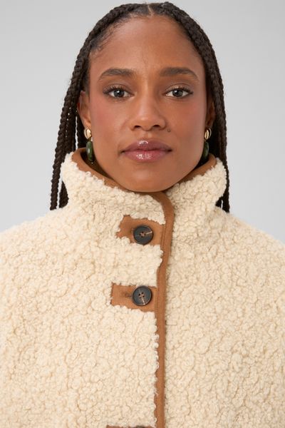 Veste en sherpa r&eacute;versible