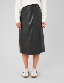 Jupe portefeuille midi