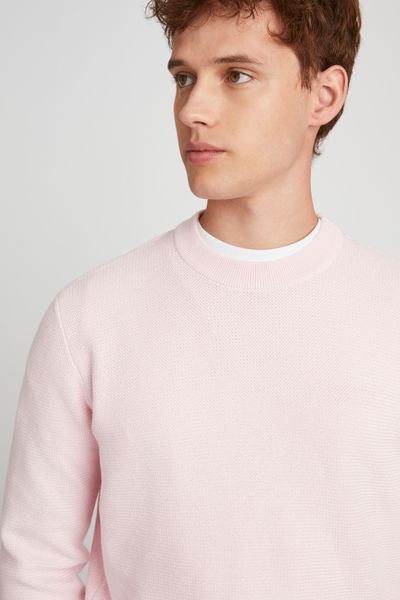 Pull matière fantaisie