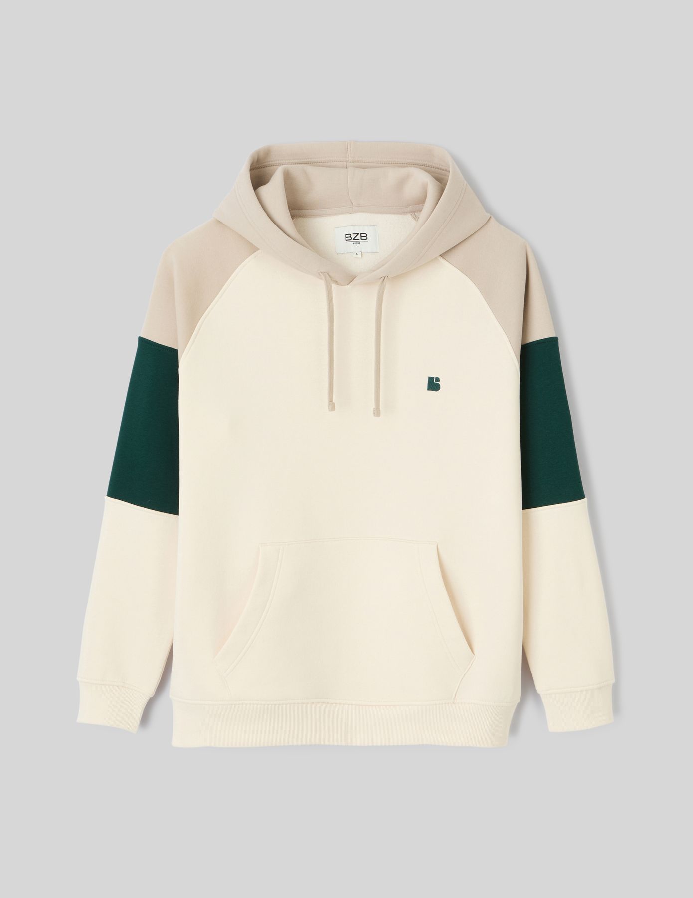 Sweat colorblock à capuche