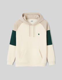 Sweat colorblock à capuche