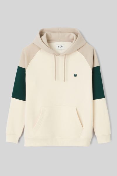 Sweat colorblock à capuche