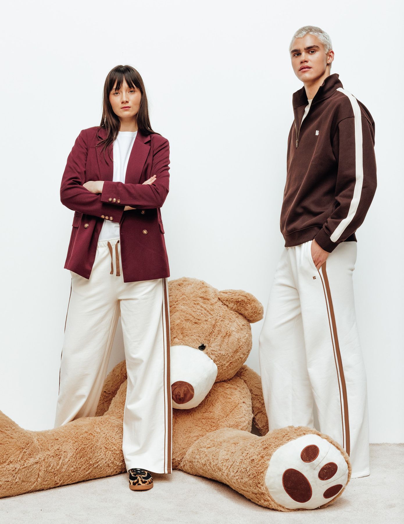 Pantalon de jogging à bandes