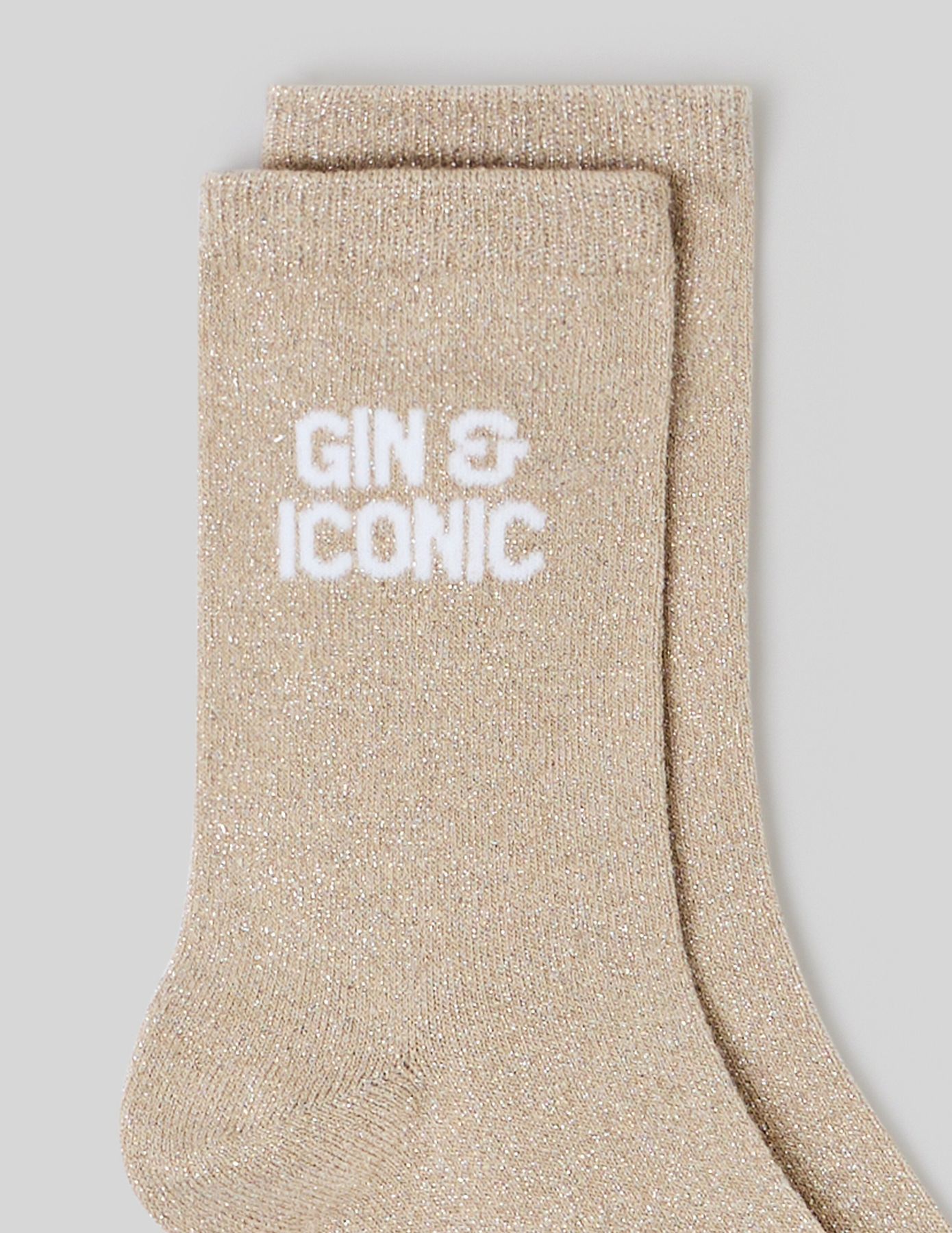 Chaussettes lurex wording