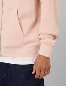 Sweat zipp&eacute; imprim&eacute; devant/dos