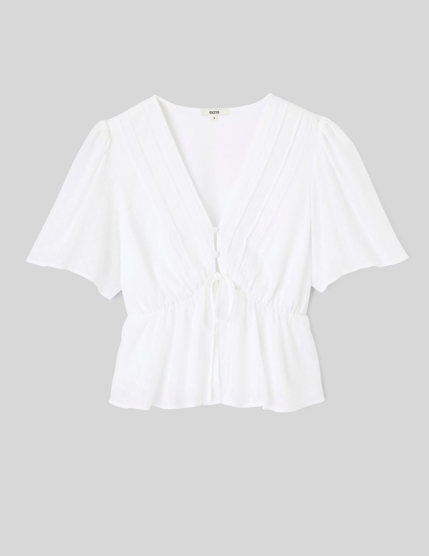 Blouse en plumetis