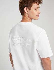 T-shirt embossé devant dos