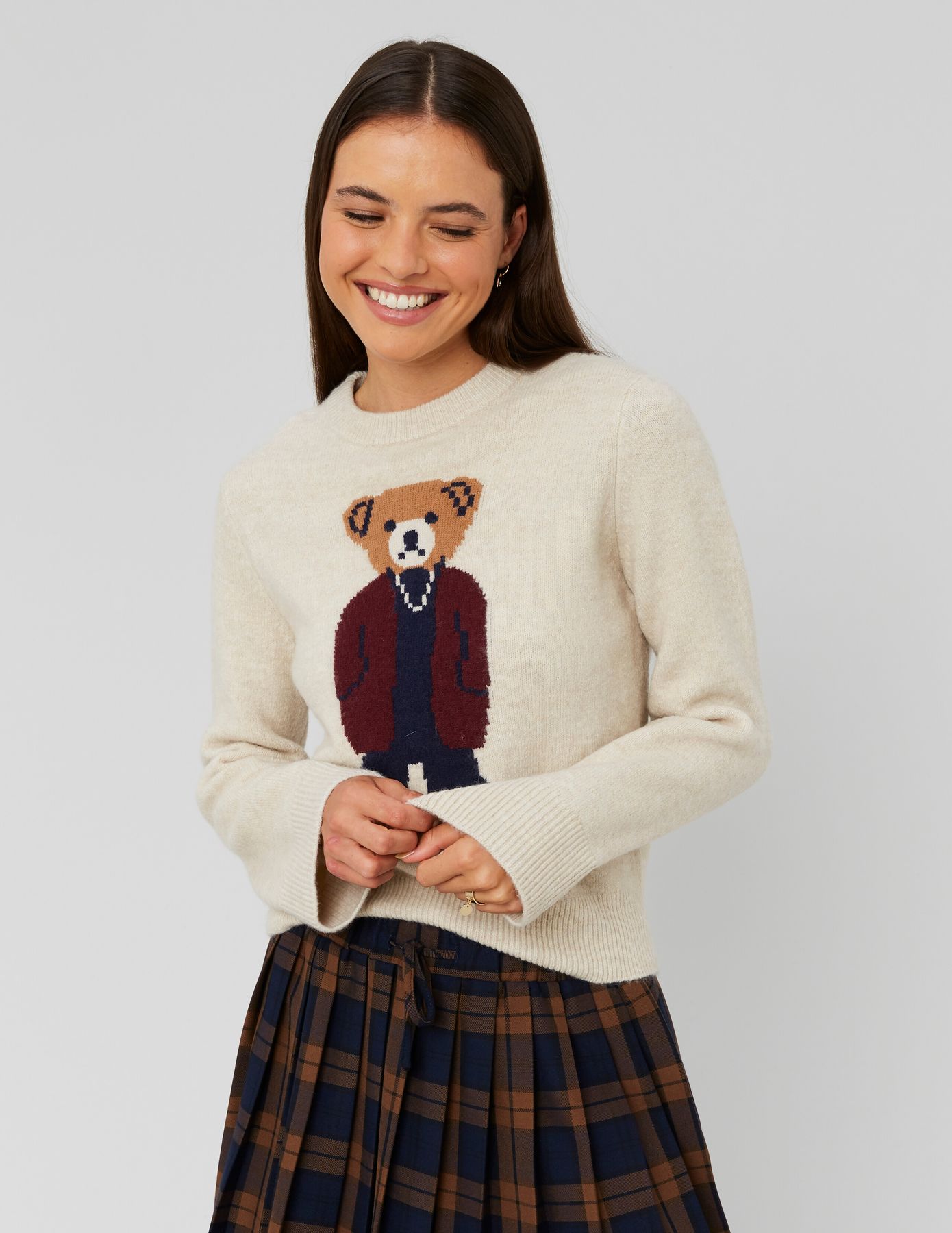 Pull jacquard ours