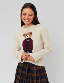 Pull jacquard ours