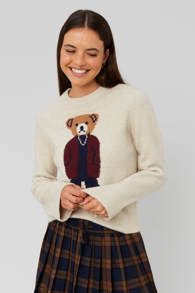 Pull jacquard ours