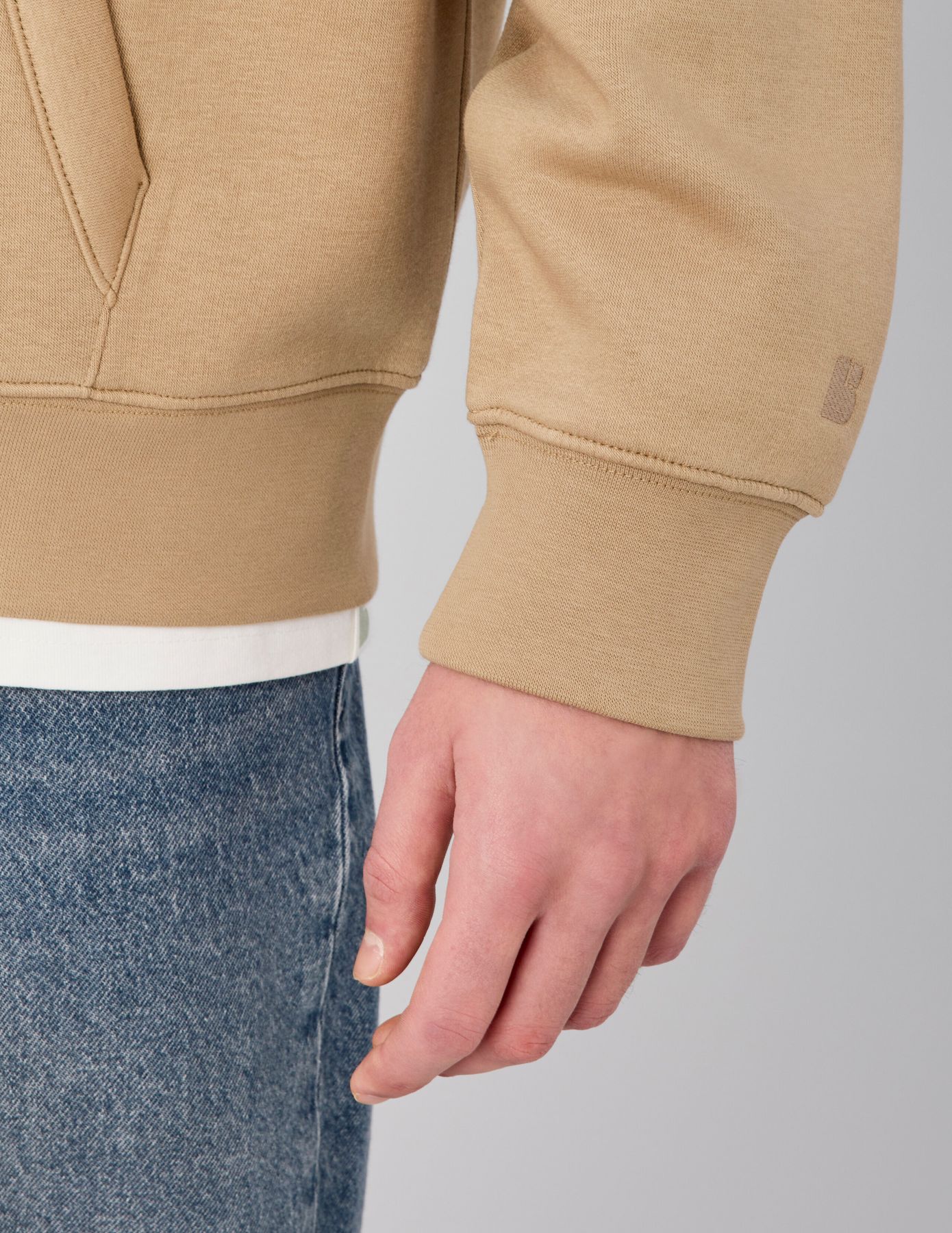 Sweat zipp&eacute; ouverture double