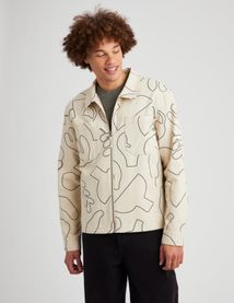 Veste imprimée zippée