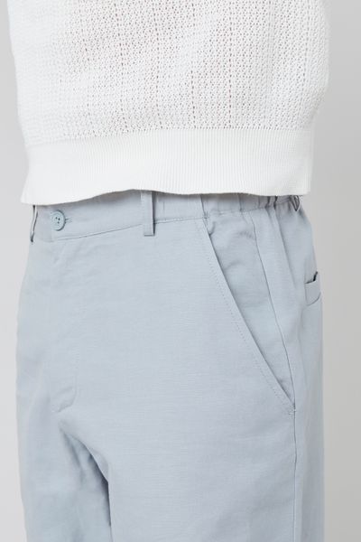 Pantalon de ville coton lin