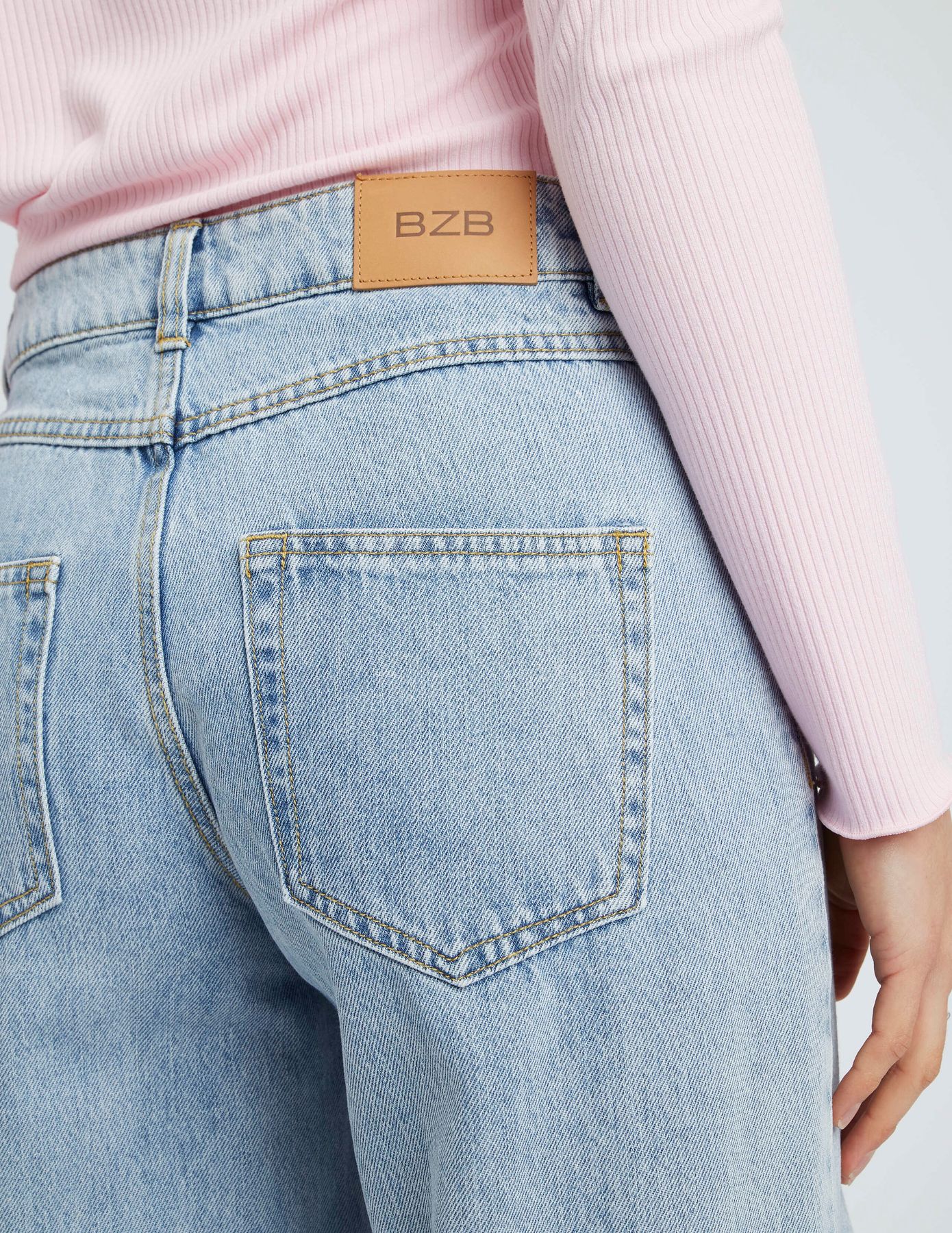 Jean wide leg revers
