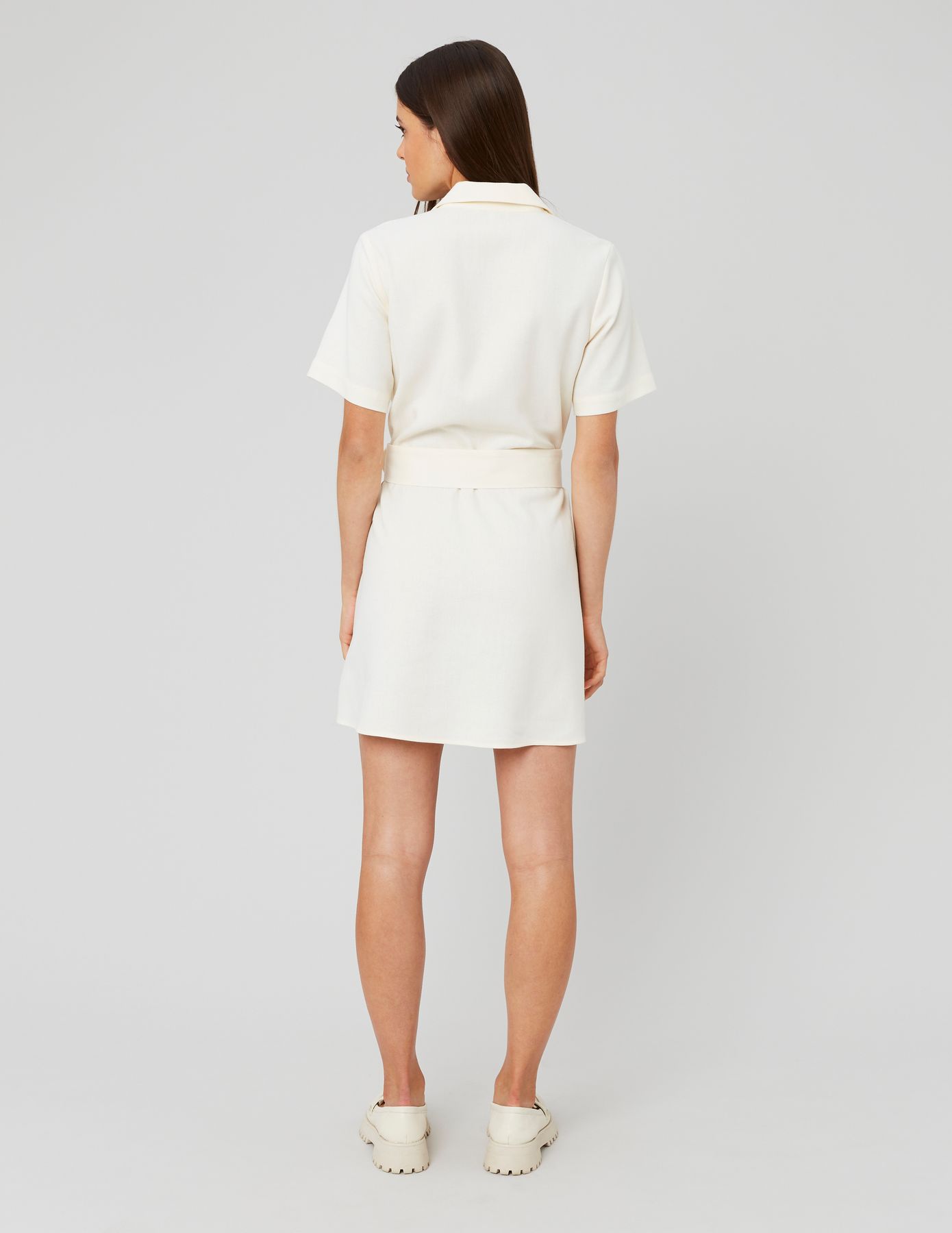 Robe tailleur en twill