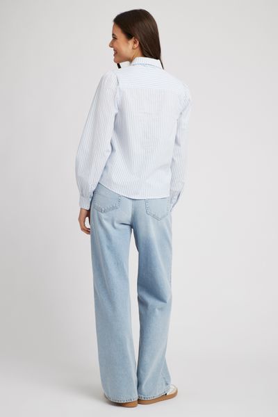 Chemise lavallière rayé