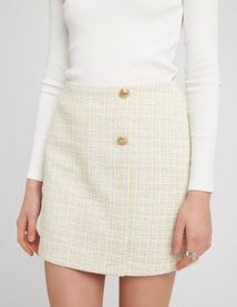 Jupe courte tweed