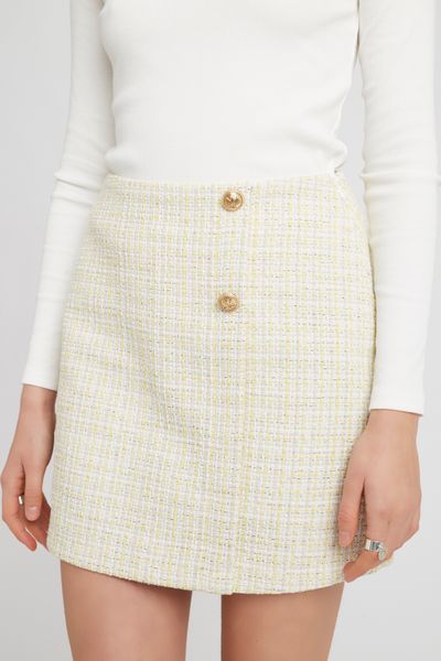 Jupe courte tweed