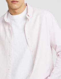 Chemise unie ajust&eacute;e