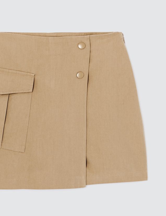 Jupe short cargo