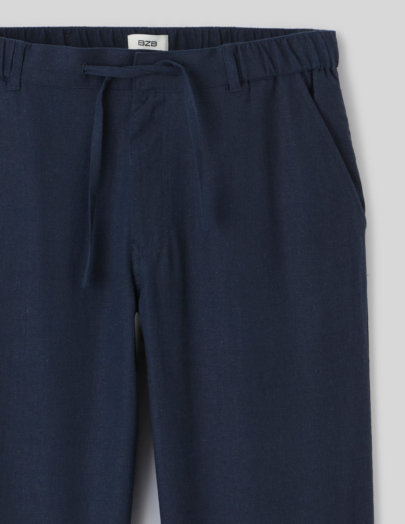 Pantalon de ville fluide viscose lin