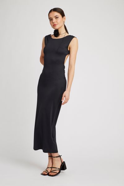 Robe longue dos nu