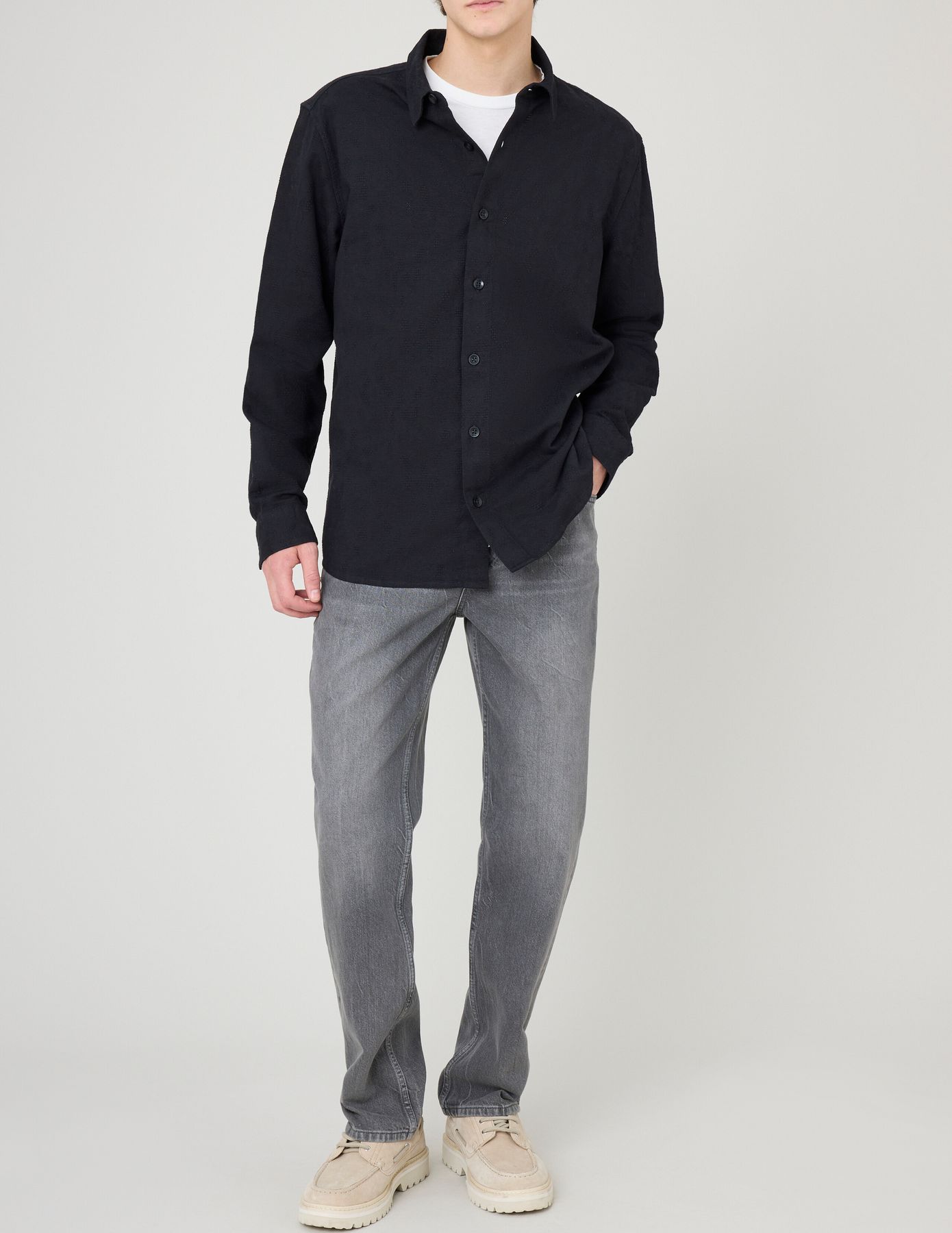 Chemise jacquard