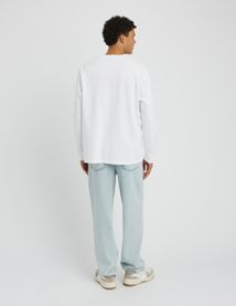 Jean loose bleach