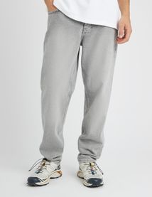 Jean relaxed gris