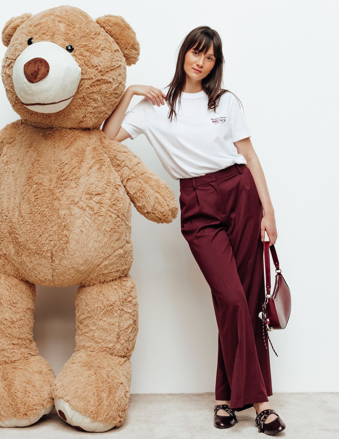 Pantalon large à pinces