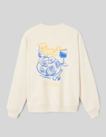 Sweat imprim&eacute; devant/dos