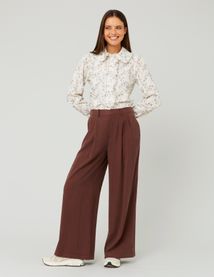 Pantalon fluide à pinces